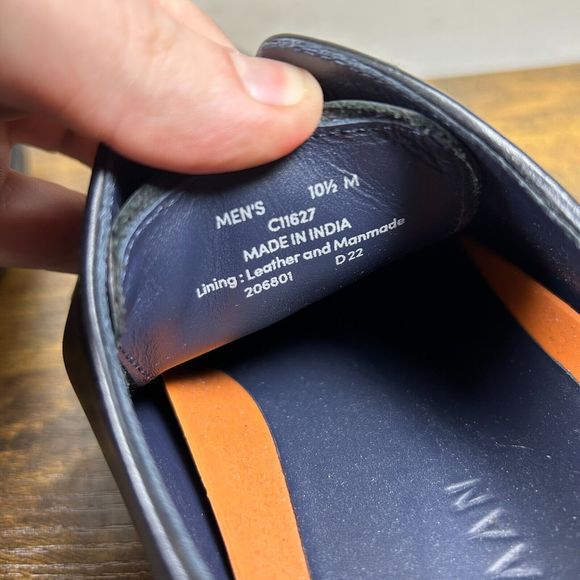 Cole Haan Lenox Hill Split Toe Oxford‎ Black Shoes Men's Size 10.5 M - Picture 8 of 8